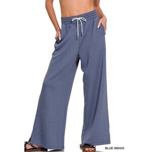 Scuba Flowy Drawstring Pants w/ Pockets